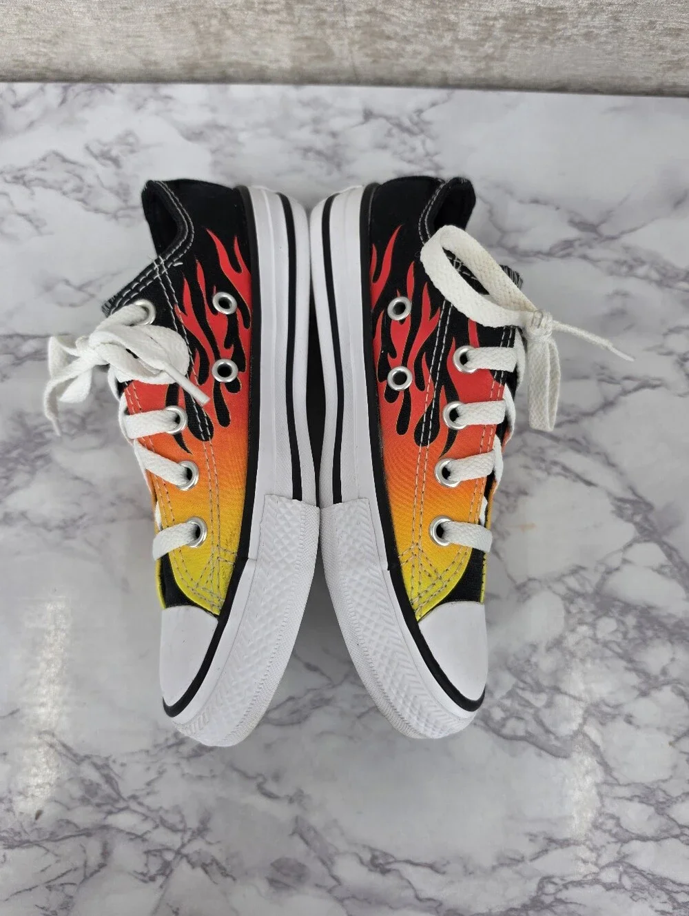 Converse Chuck Taylor All Star Low Archive Flames Kids Toddler Size 12  366197F